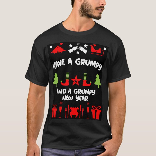 Grumpy Christmas     T-Shirt (Front)