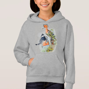 Grumpy Cute birds girls hoodie