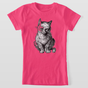Grumpy Cute cat animal girl shirt