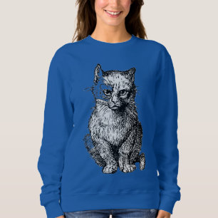 Grumpy Cute cat animal women shirt