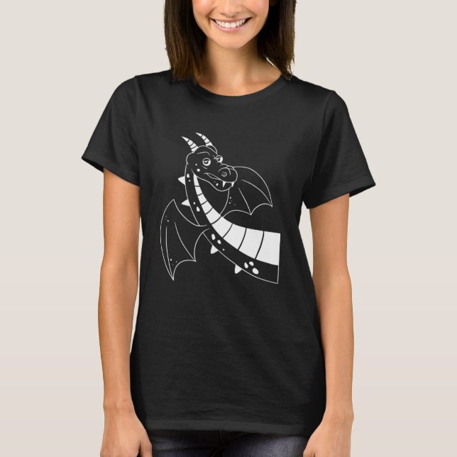 Grumpy Dragon Funny Pullover Hoodie (Front)