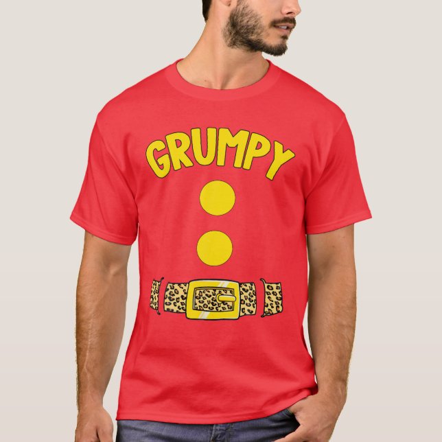 Grumpy Dwarf Halloween Costume Gifts Idea Grumpy L T-Shirt (Front)