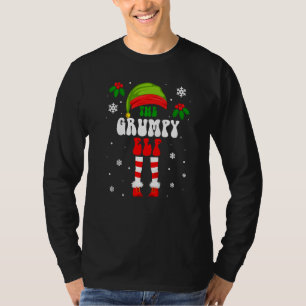 Grumpy Elf Matching Family Group Christmas Holiday T-Shirt
