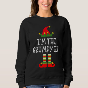 Grumpy Elf Matching Family Group Christmas Party P Sweatshirt