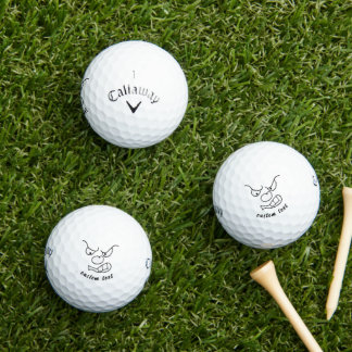 Grumpy Face GIF Golf Balls | Personalised Fun Gift