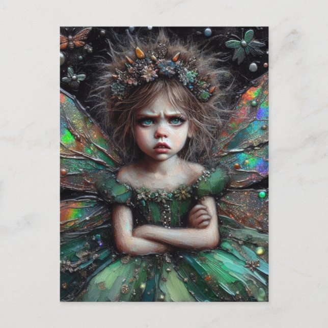 Grumpy Fairy Postcard (Front)