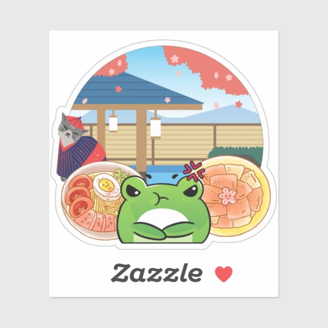 Grumpy Frog and Ramen Feast: Japan Getaway (Sheet)