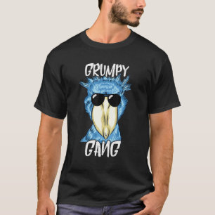 Grumpy Gang Shoebill Bird Sunglass African Bird Sh T-Shirt