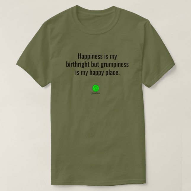 Grumpy Geezer Birthright T-Shirt (Design Front)