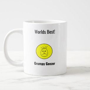 Grumpy Geezer Father's Day Large Coffee Mug