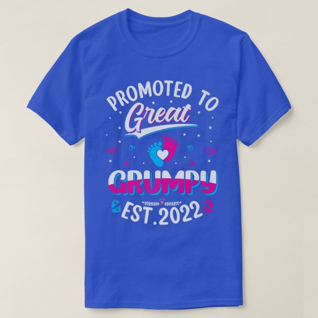 Grumpy Gift Promoted to Great Grumpy 2022 Christma T-Shirt (Design Front)