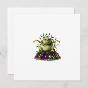 grumpy green invitation