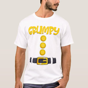 Grumpy Halloween Dwarf Costume Colour Matching T-Shirt