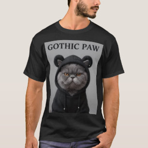 Grumpy Hoodie Cat Urban Streetwear Graphic Shirt
