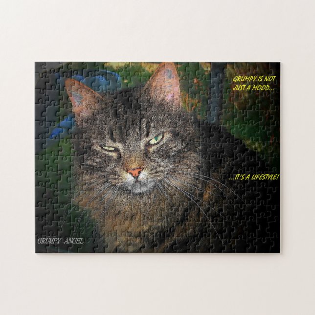 Grumpy is a lifestyle jigsaw puzzle (Horizontal)