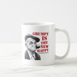 Grumpy is the new happy coffee mug