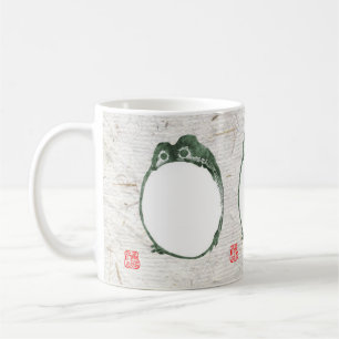 Grumpy Japanese Frog Toad 19th Century  Coffee Mug