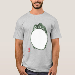 Grumpy Japanese Frog Toad 19th Century  T-Shirt