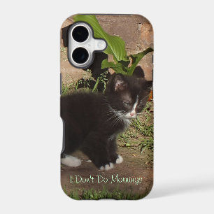 Grumpy Kitten- I Don't Do Mornings iPhone 5 Case