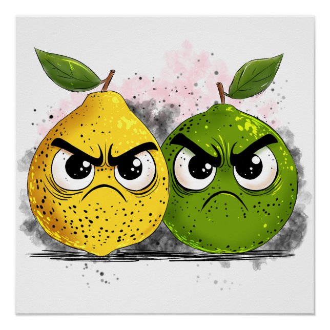 Grumpy Lemon Grumpy Lime Poster (Front)