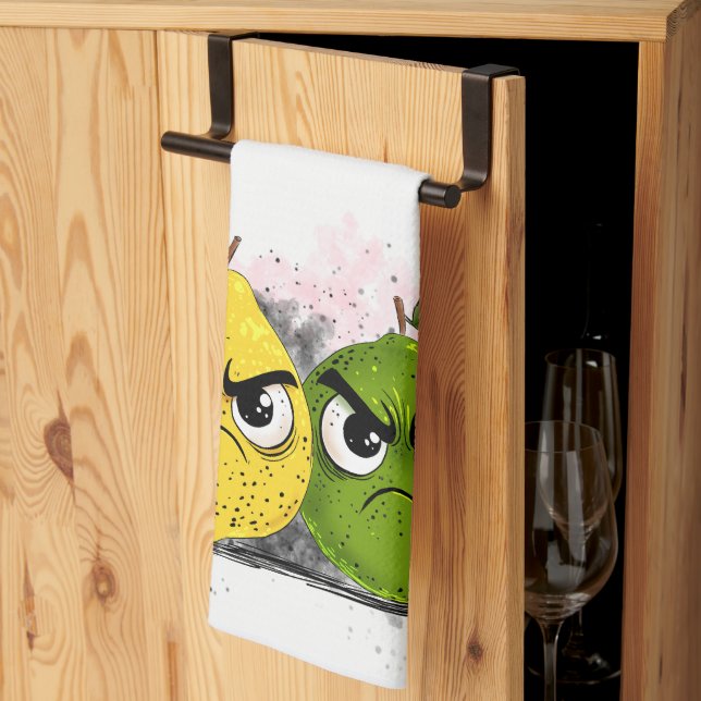 Grumpy Lemon Grumpy Lime Tea Towel (Thirds Fold)