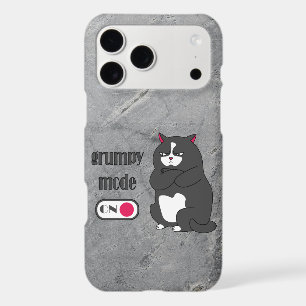 Grumpy mode on funny fat cat
