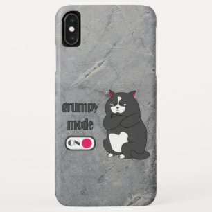 Grumpy mode on funny fat cat   Case-Mate iPhone case