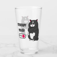 Grumpy mode on funny fat cat 