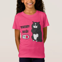 Grumpy mode on funny fat cat T-Shirt