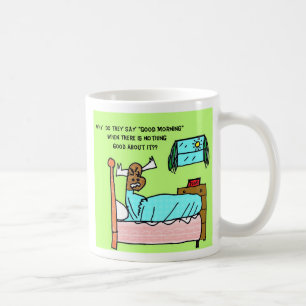 Grumpy  Moose "Good Morning"Mug - Customised Coffee Mug