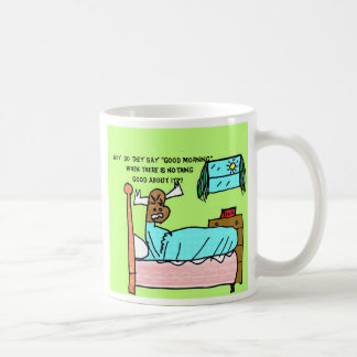 Grumpy  Moose "Good Morning"Mug - Customised Coffee Mug