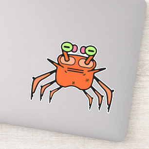 Grumpy odd crab v1 sticker