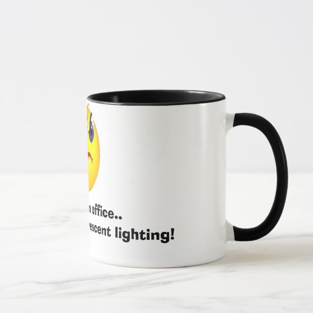grumpy  Office face Mug (Right)