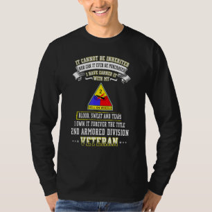 Grumpy Old 2nd Armoured Division Veteran Father Da T-Shirt