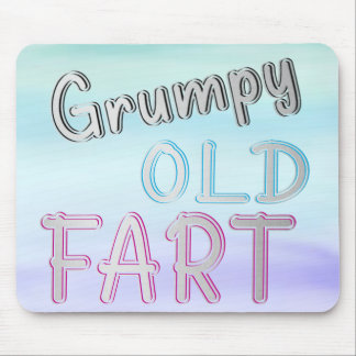 Grumpy Old Fart Mouse Pad
