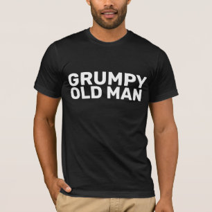 GRUMPY OLD MAN BLACK T-SHIRTS
