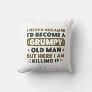 Grumpy Old Man Cushion