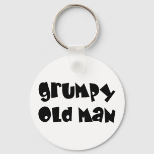 Grumpy old man key ring