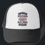 Grumpy Old Man Trucker Hat<br><div class="desc">Grumpy Old Man shirt design is a perfect gift for your family,  friends and loved ones.</div>