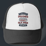 Grumpy Old Man Trucker Hat<br><div class="desc">Grumpy Old Man shirt design is a perfect gift for your family,  friends and loved ones.</div>