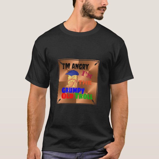 grumpy old troll classic essantial t-shir t  T-Shirt (Front)