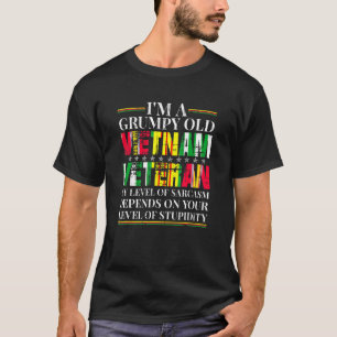 Grumpy Old Vietnam Veteran Men T-Shirt