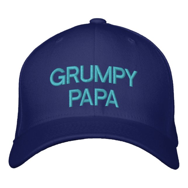 GRUMPY PAPA - Customisable Cap by eZaZZaleMan (Front)