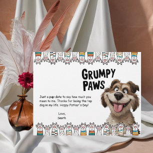Grumpy Paws Father's Day Letterhead