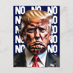 Grumpy Pouty Trump Postcard