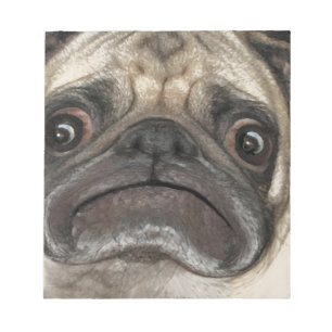 Grumpy Puggy Gifts Notepad
