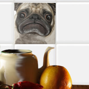 Grumpy Puggy Gifts Tile