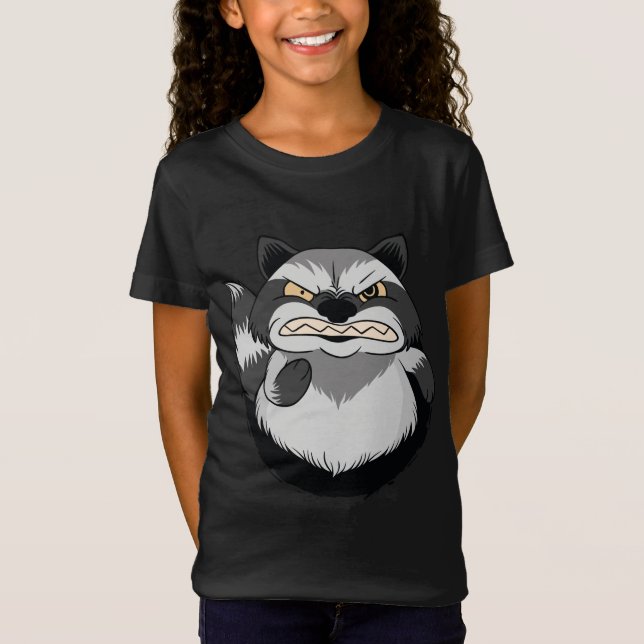 Grumpy Racoon T-Shirt (Front)