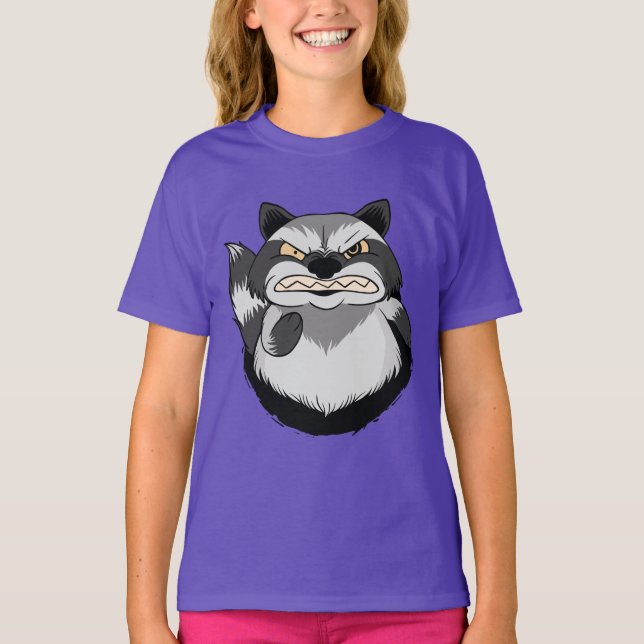 Grumpy Racoon T-Shirt (Front)