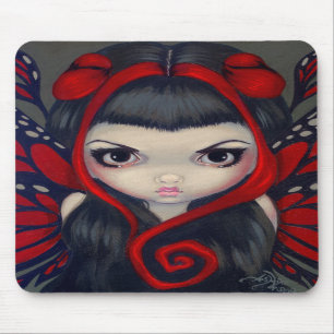 "Grumpy Red Fairy" Mousepad